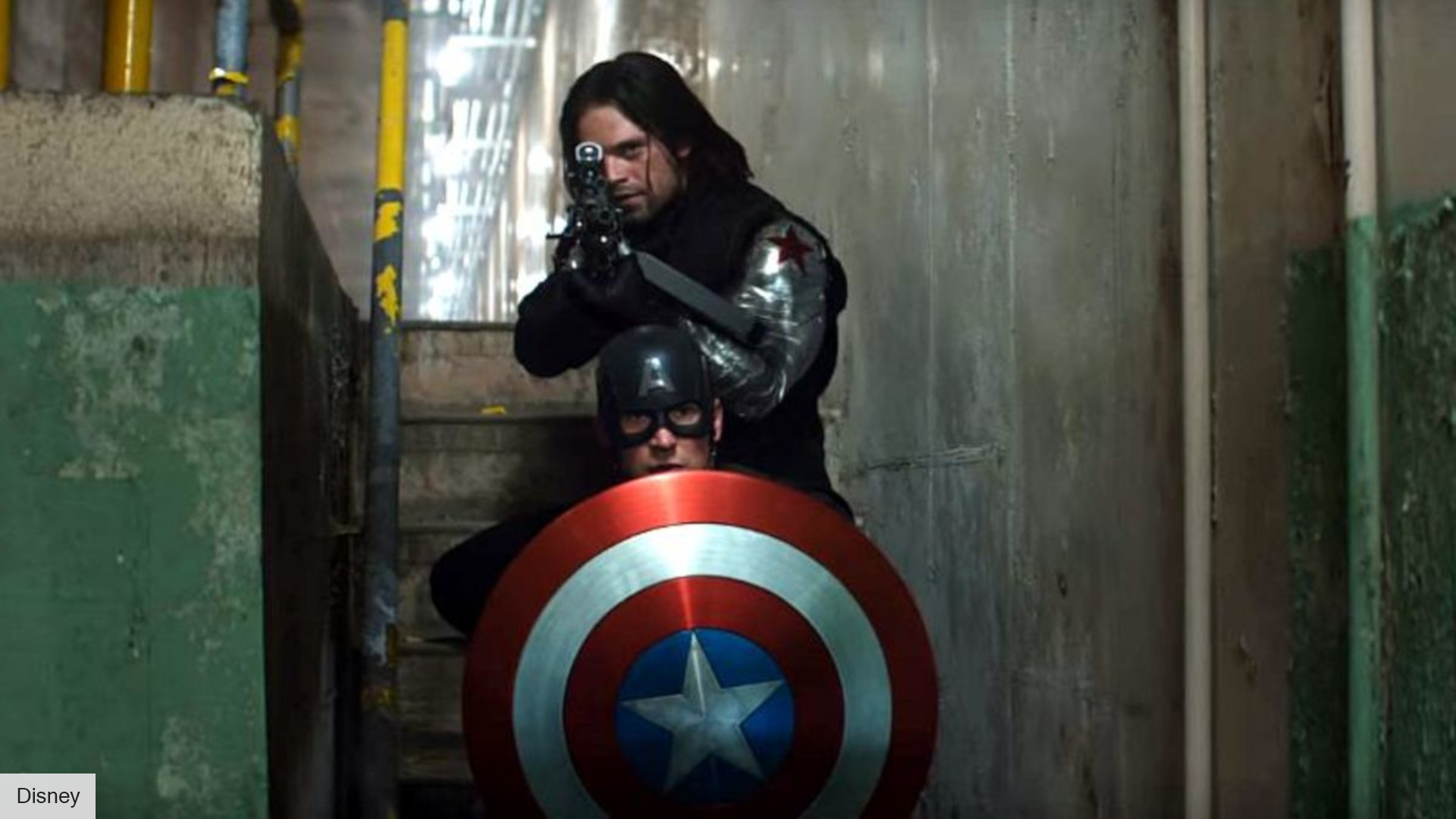 Captain America Civil War Three Way Fight Still Makes Sebastian Stan Proud