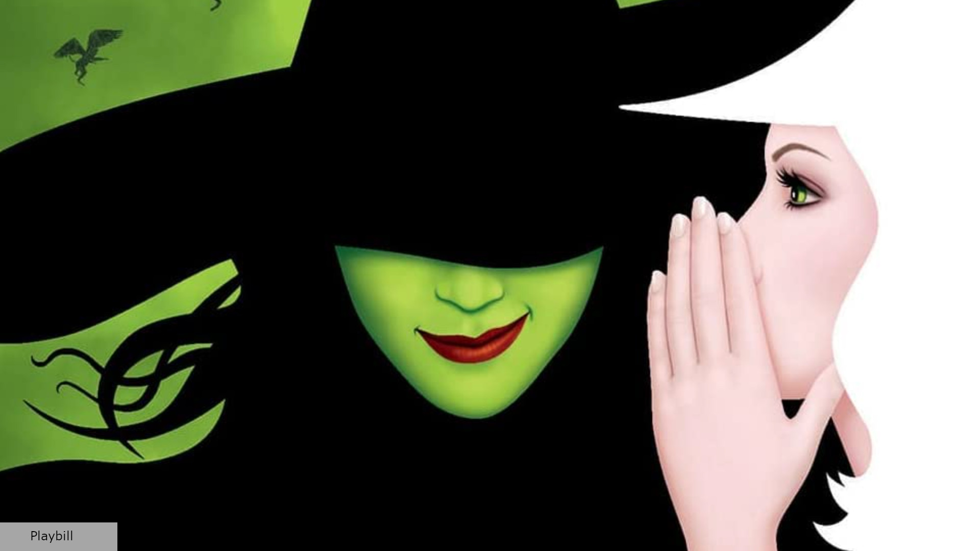 Wicked Movie Release Date Musical Playbill Logo 