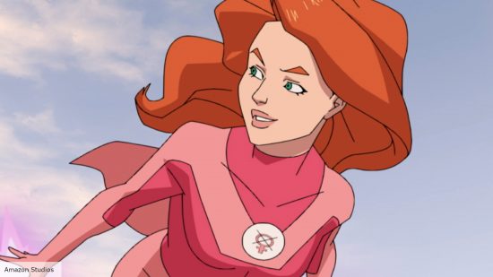 Gillian Jacobs plays Atom Eve in the Invincible cast