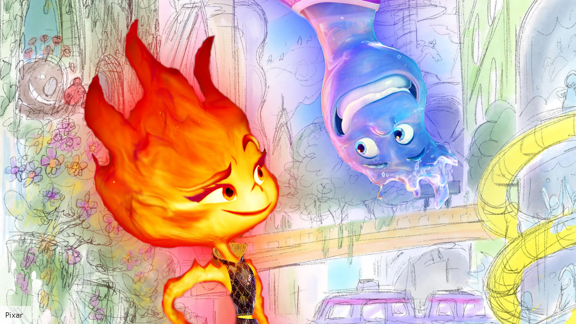 Elemental review (2023) Pixar’s original catches fire
