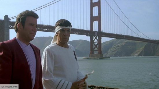 Lower Decks season 4 episode 1 easter eggs: Spock and Kirk at golden gate bridge