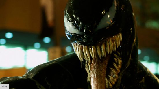 Venom explained: Venom showing his teeth